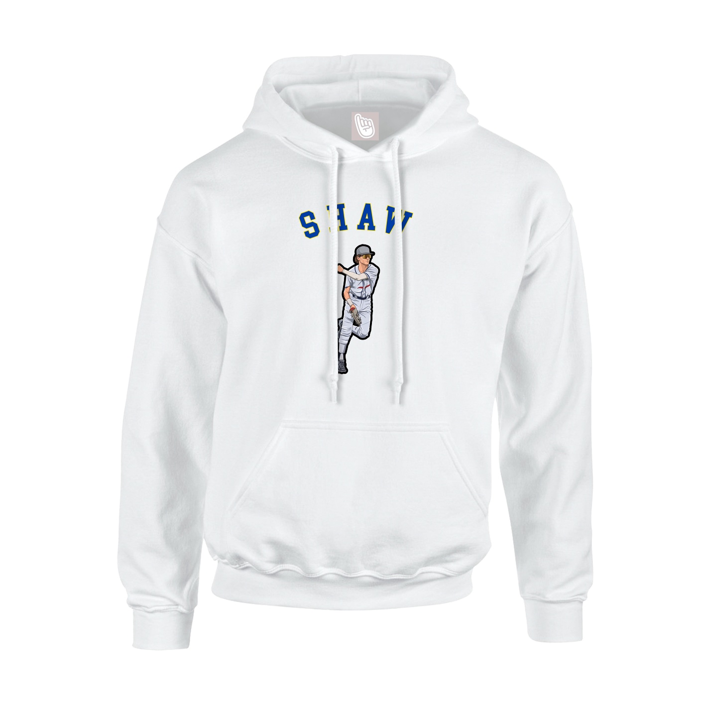 Hoodie — Shirsey Arch in White