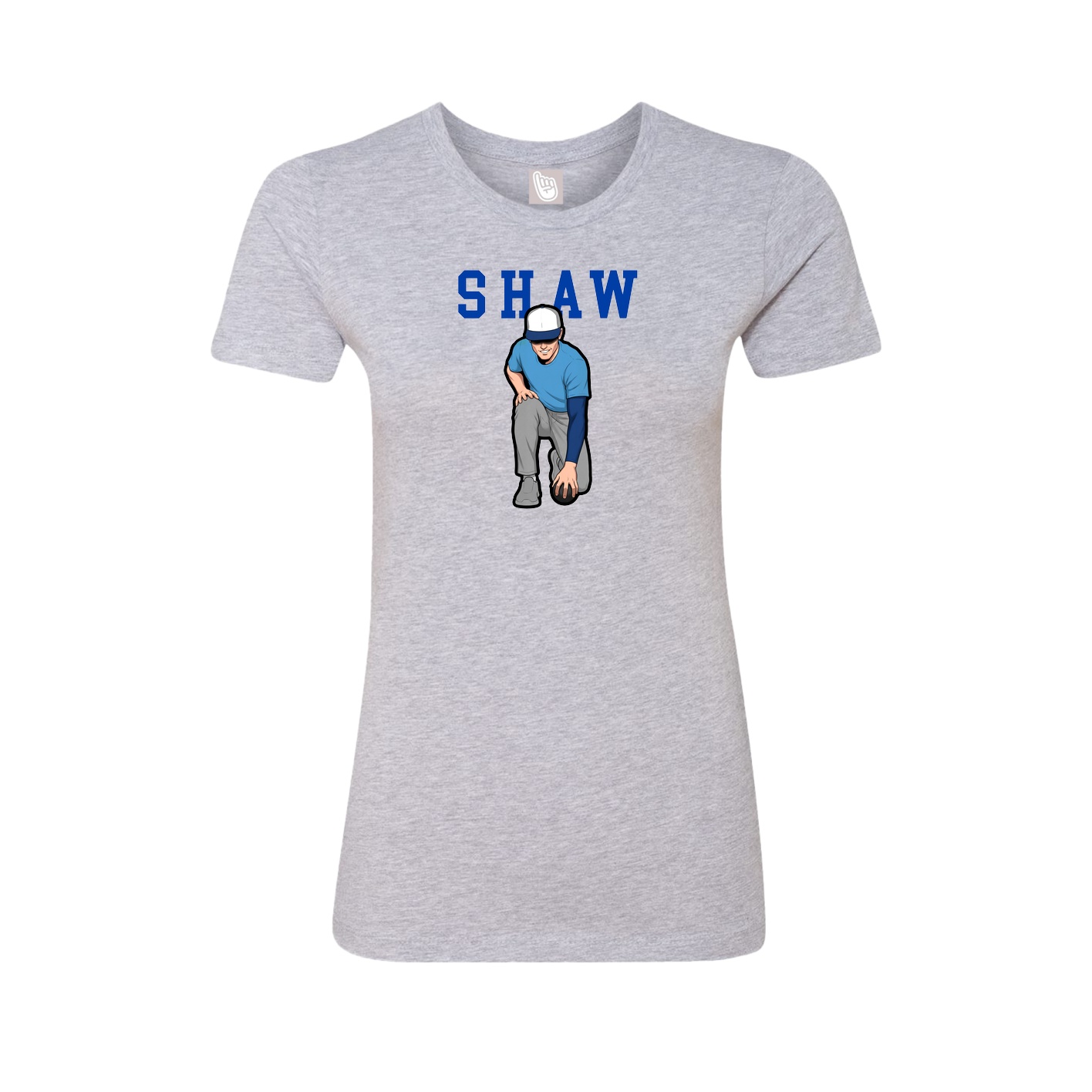 Fitted Women's Tee — Shirsey in Grey