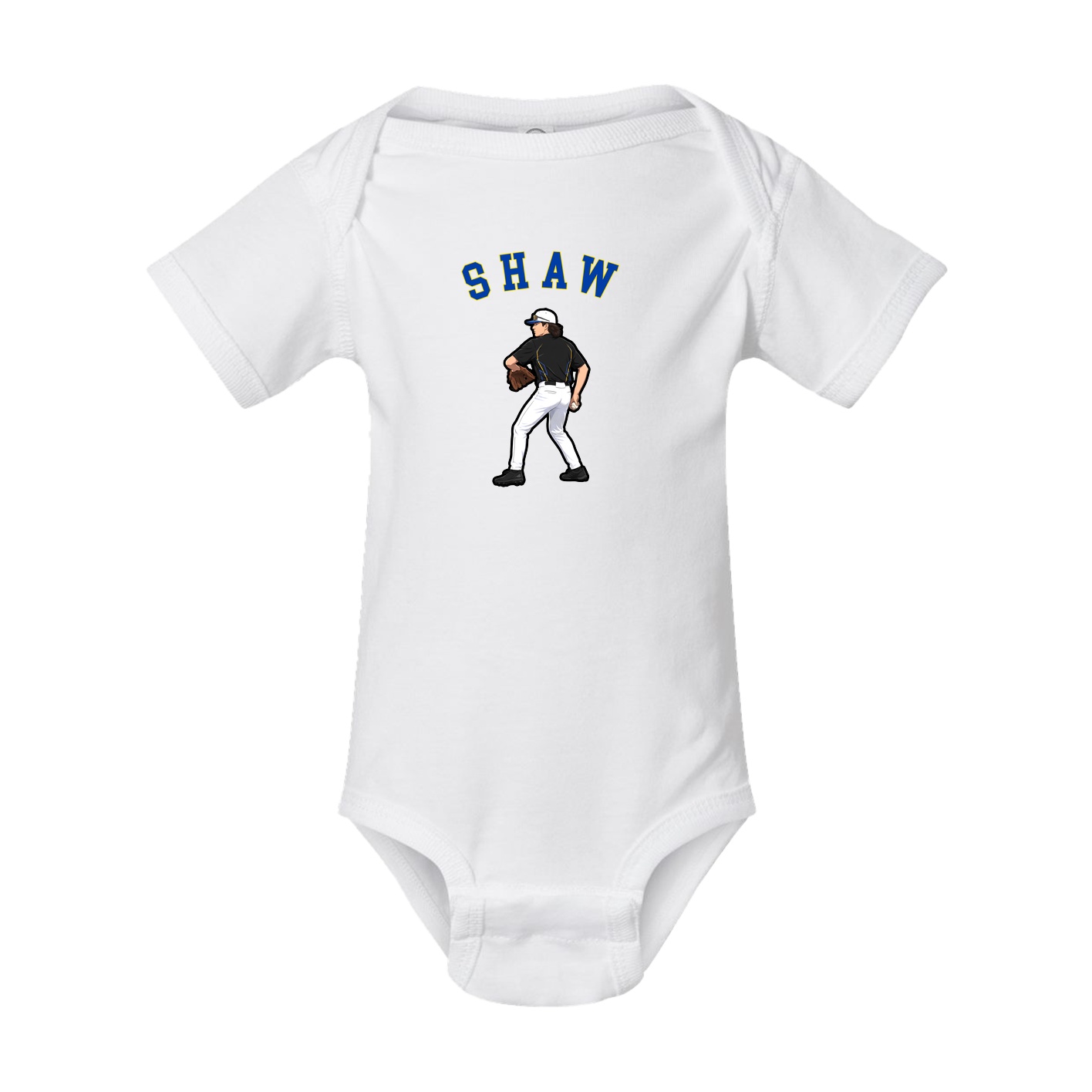 Baby Onesie — Shirsey Arch in White