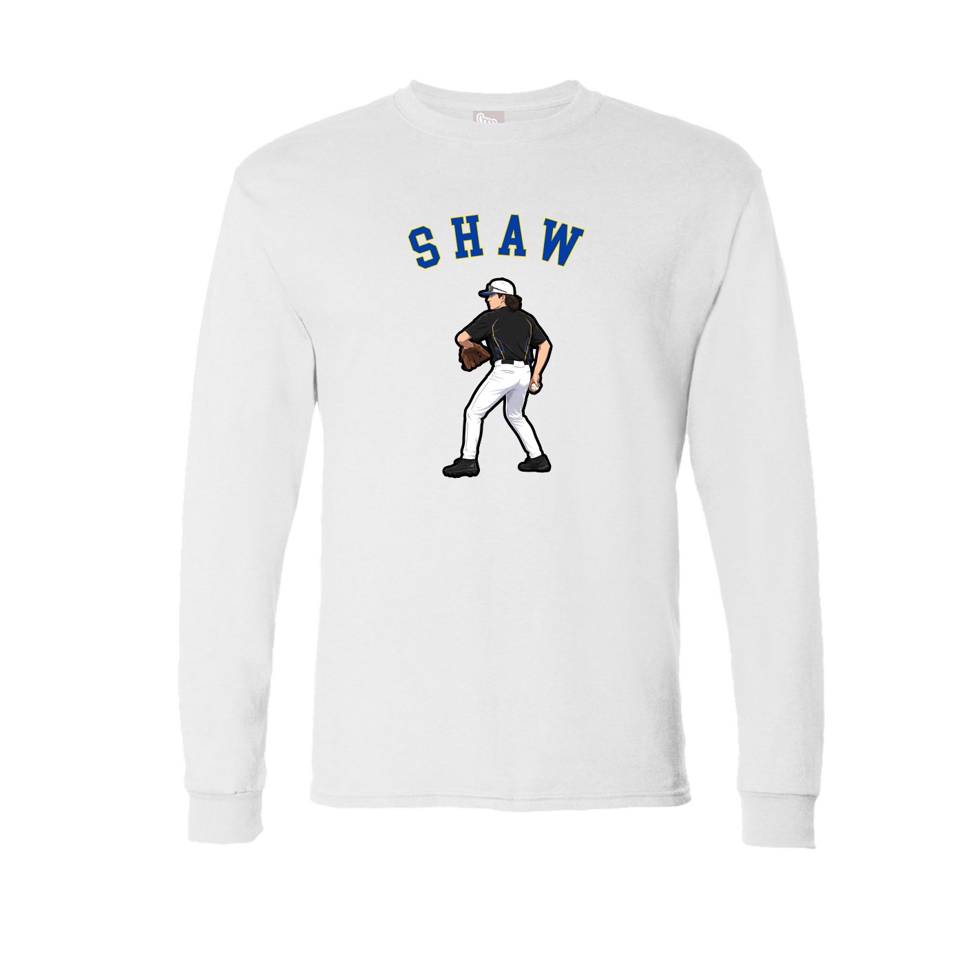 Long Sleeve Tee — Shirsey Arch in White