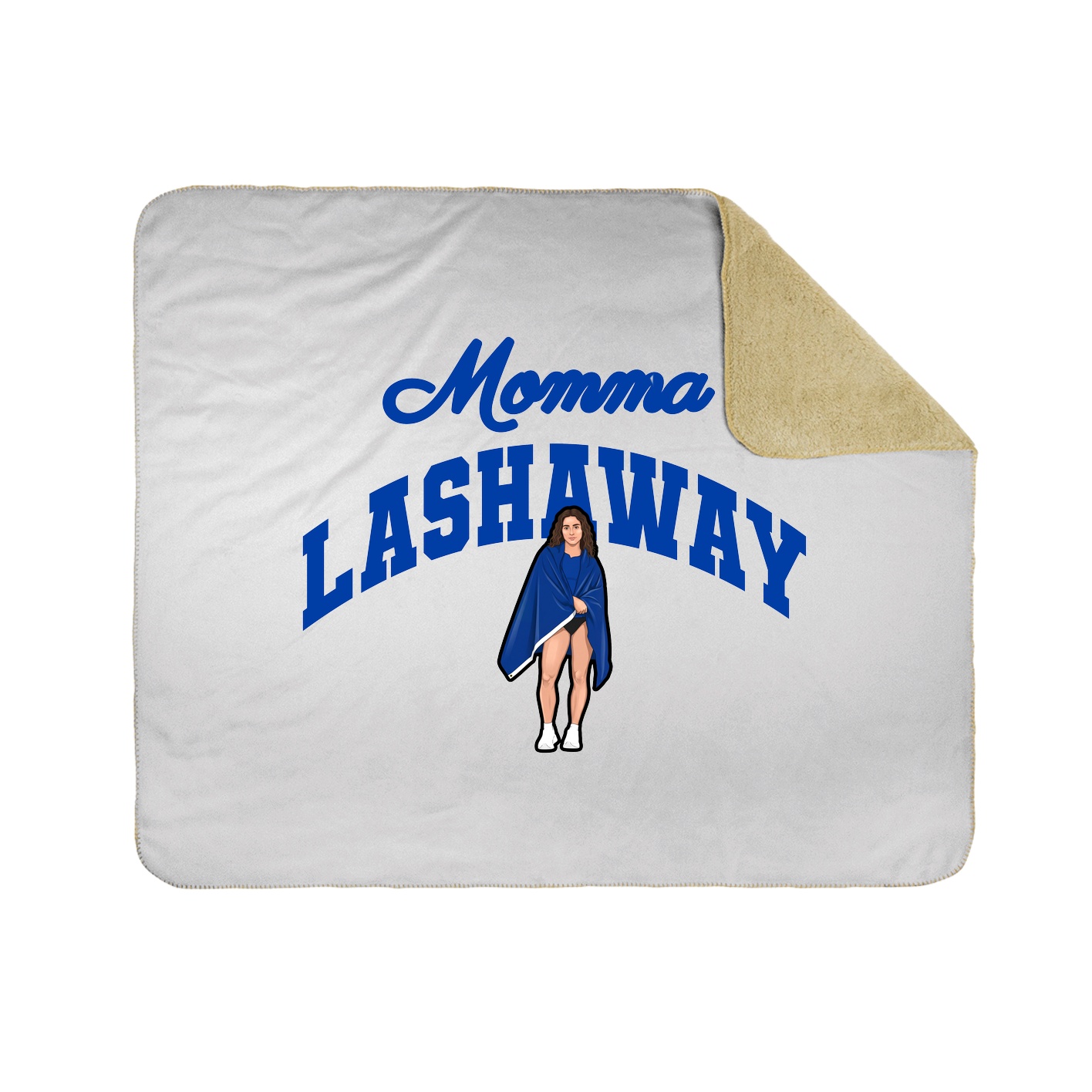 Throw Blanket — Mothers Day Arch in White