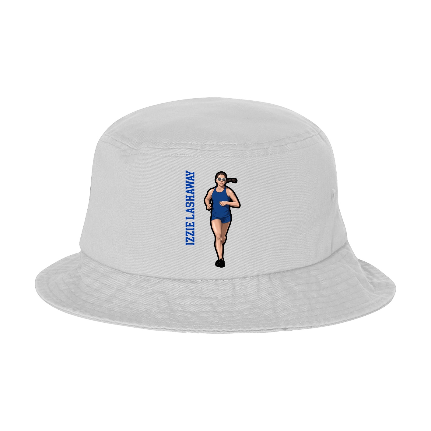 Bucket Cap — Name Vertical in White