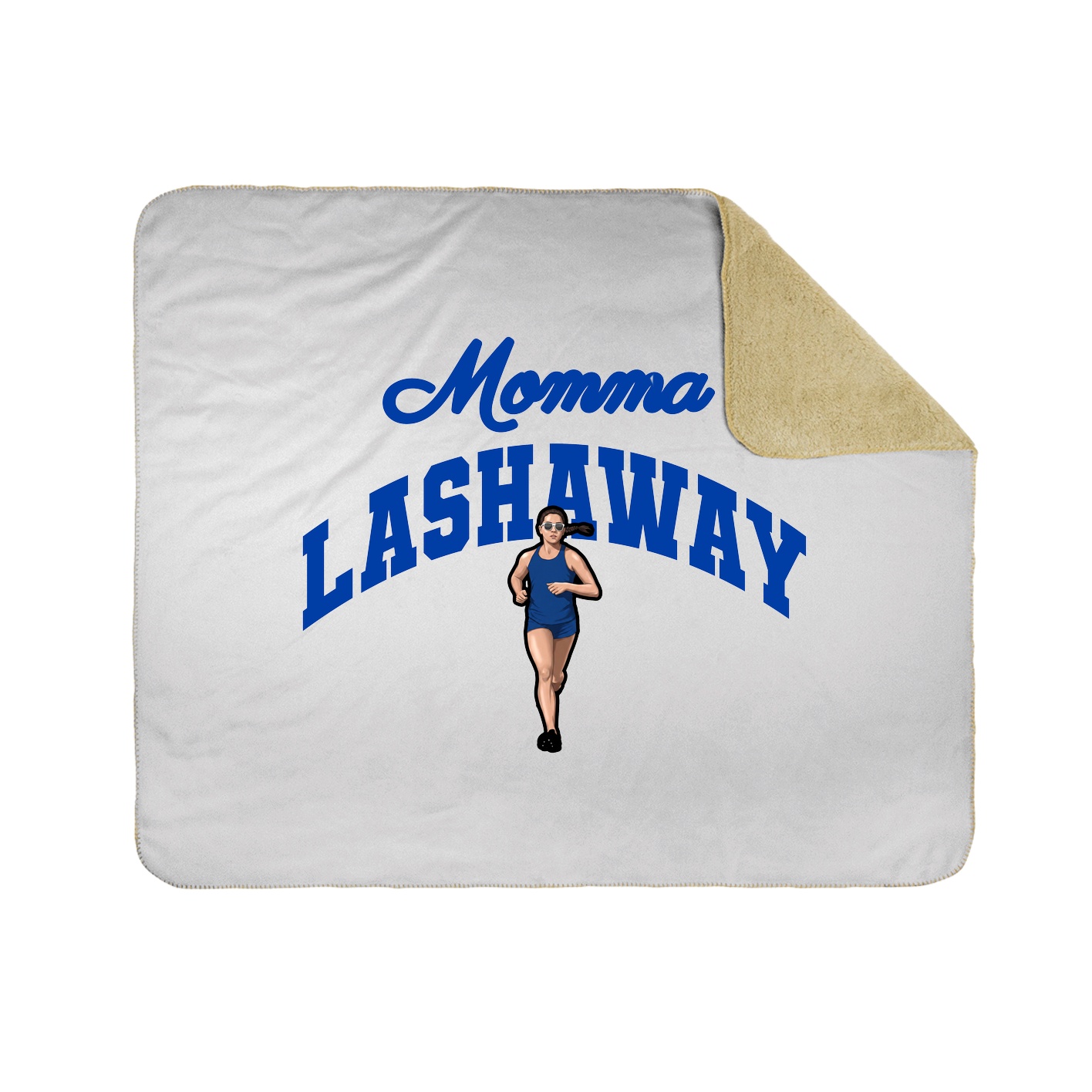 Throw Blanket — Mothers Day Arch in White