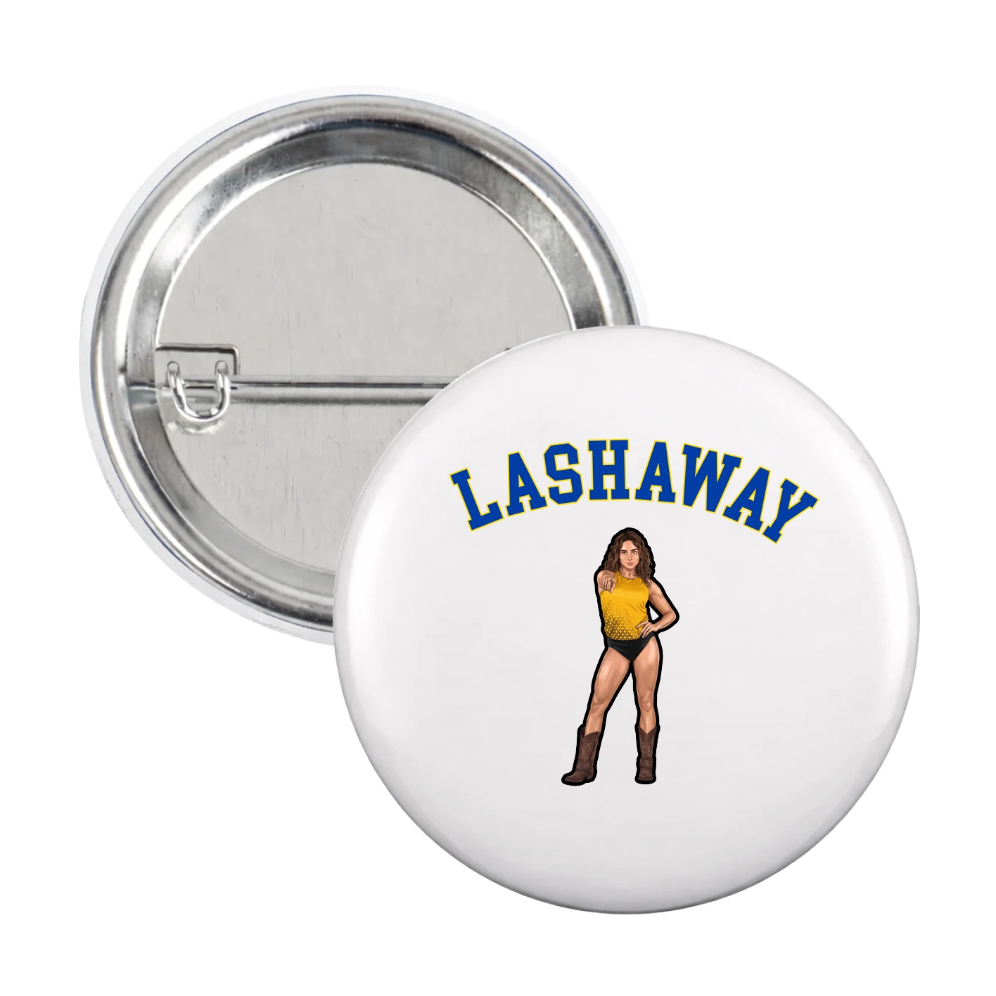 Game Day Button — Shirsey Arch in White