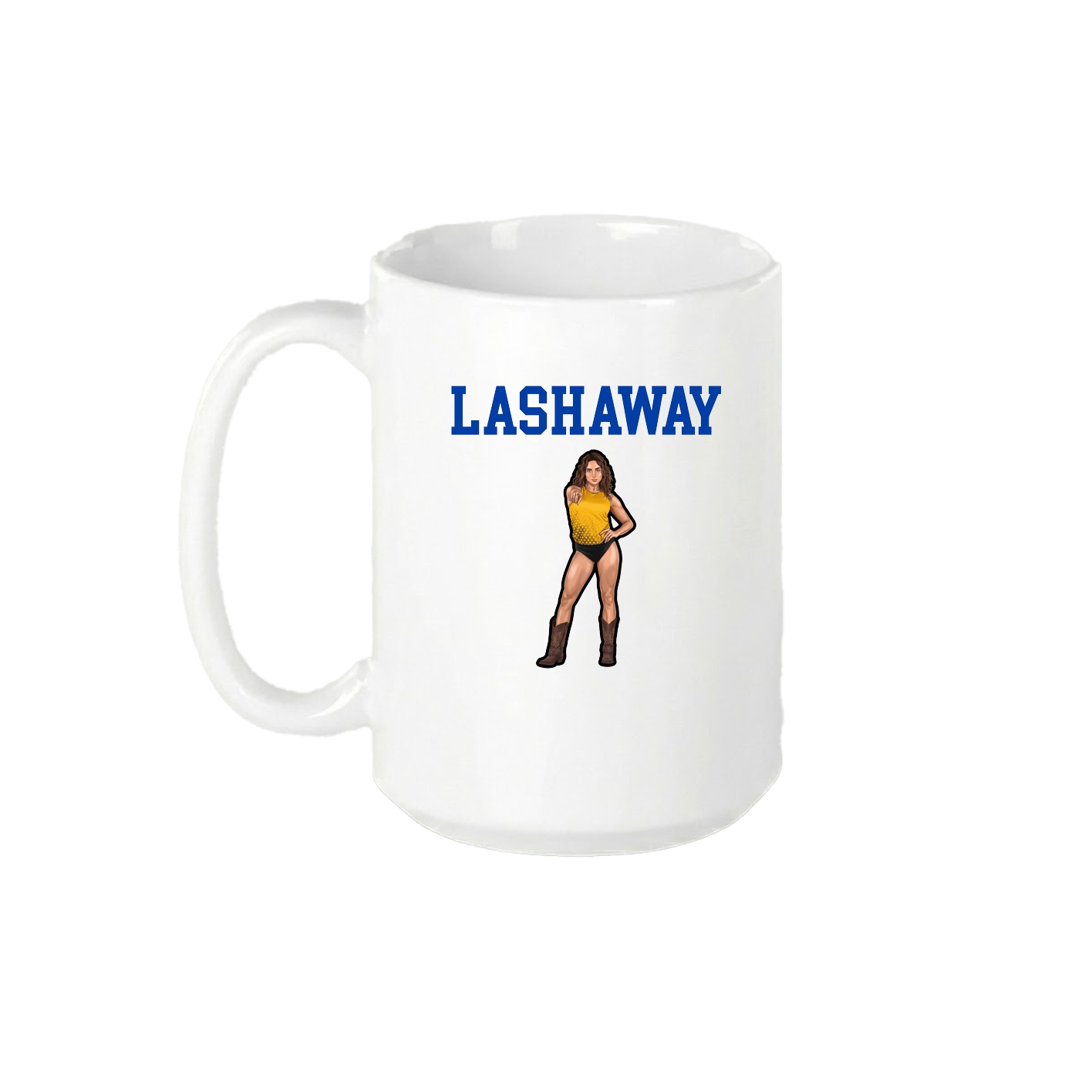 15oz Coffee Mug — Shirsey in White
