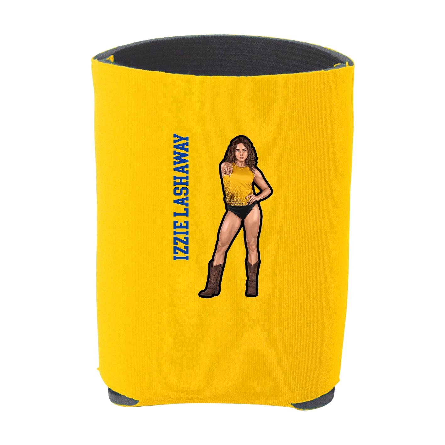 Can Holder — Name Vertical in Yellow