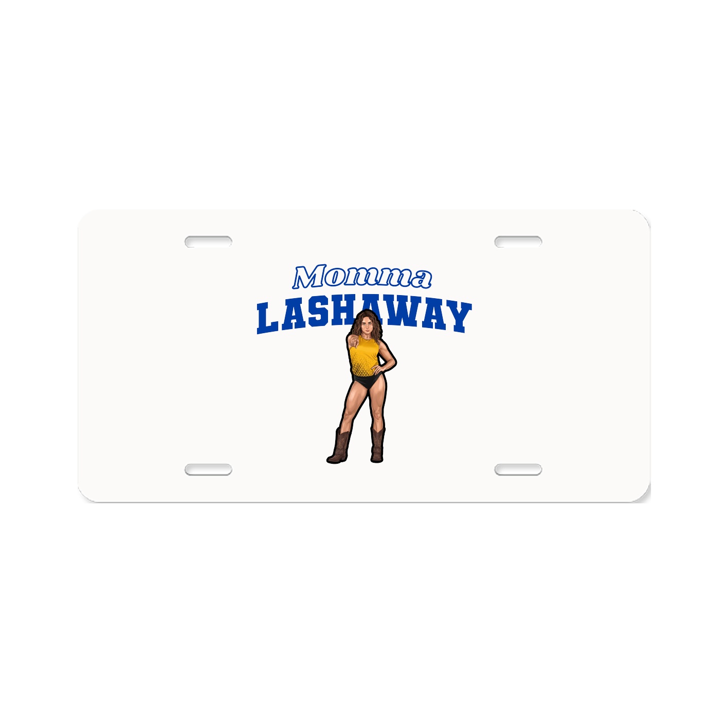 License Plate — Mothers Day Block in Classic