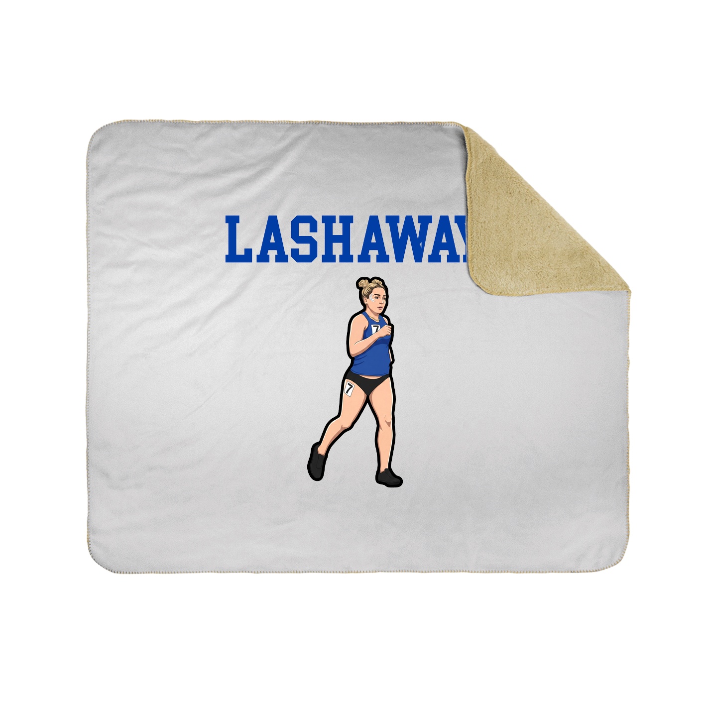 Throw Blanket — Shirsey in White