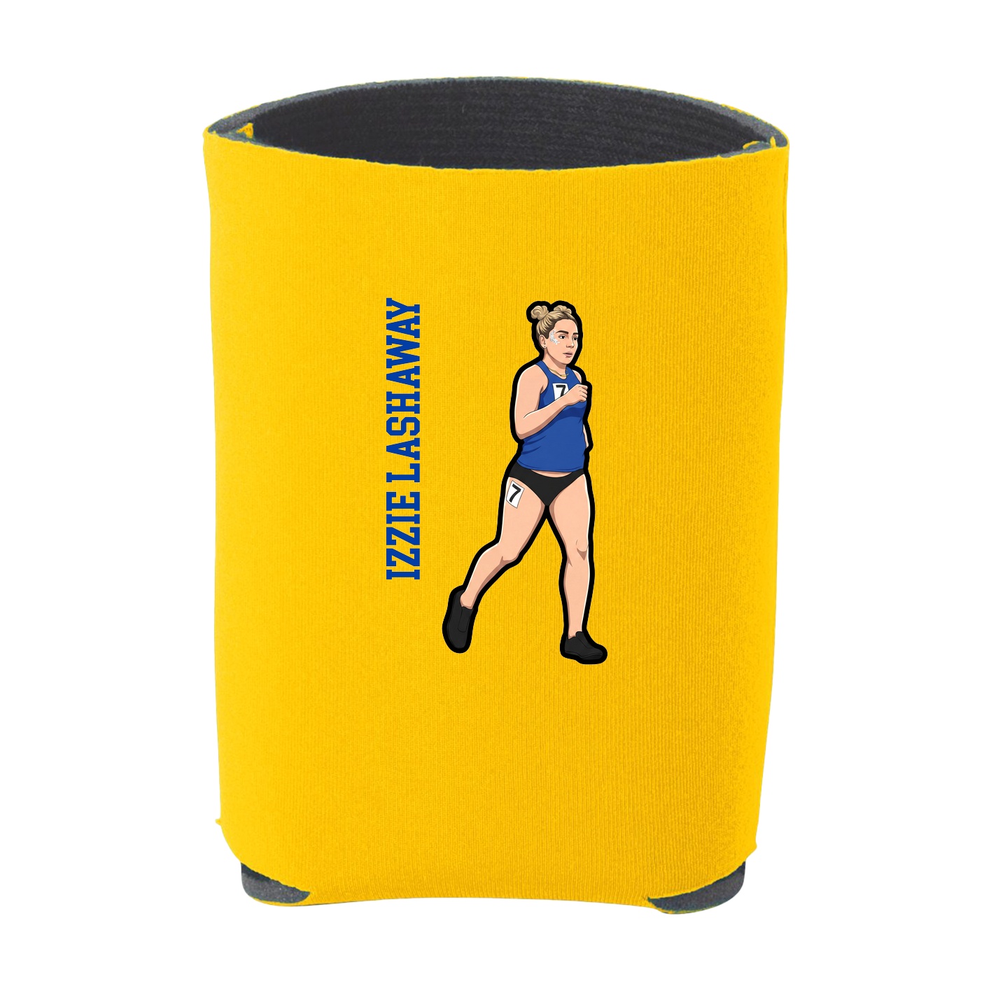 Can Holder — Name Vertical in Yellow