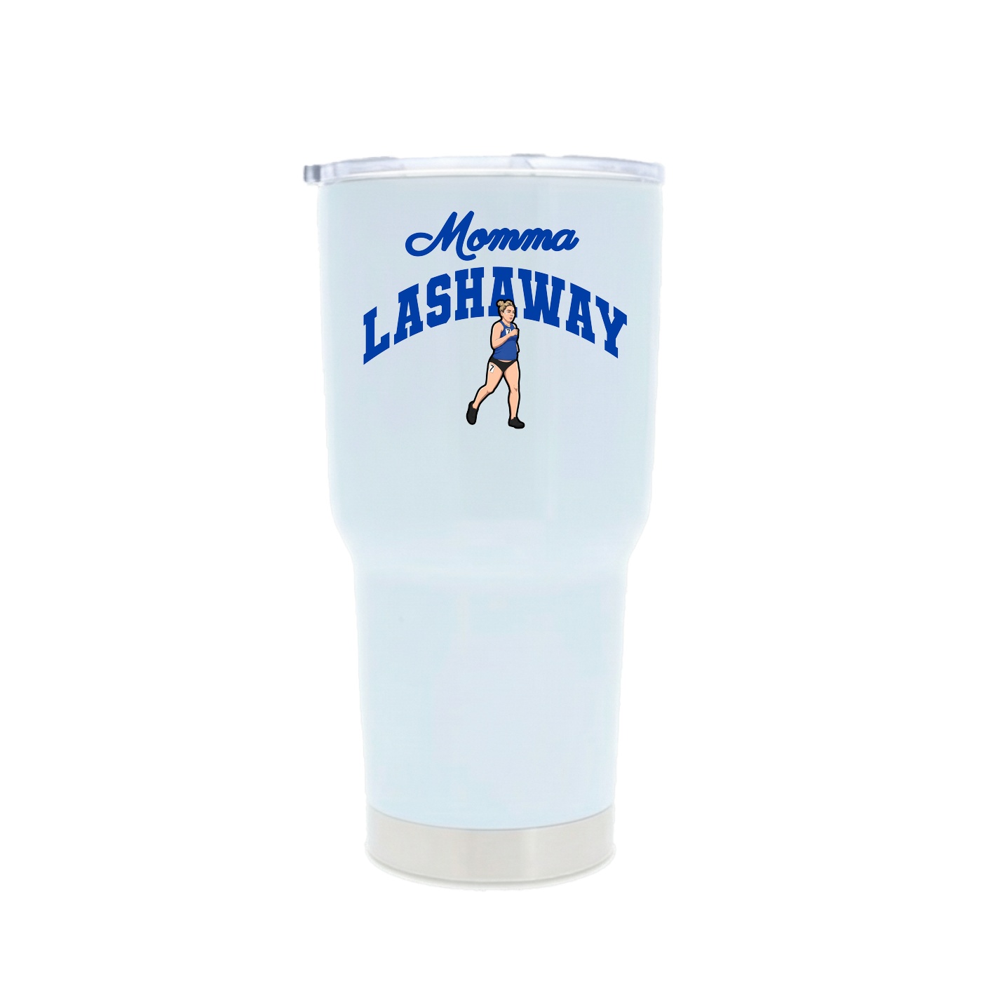 30oz Stainless Steel Tumbler — Mothers Day Arch in White
