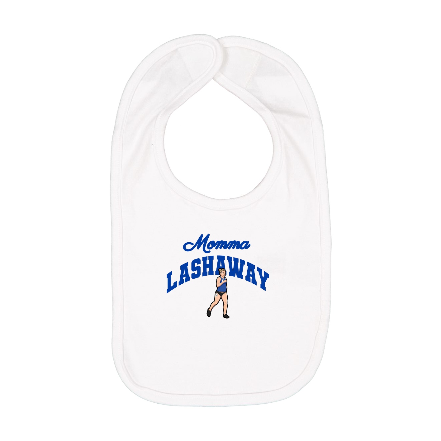 Infant Bib — Mothers Day Arch in White