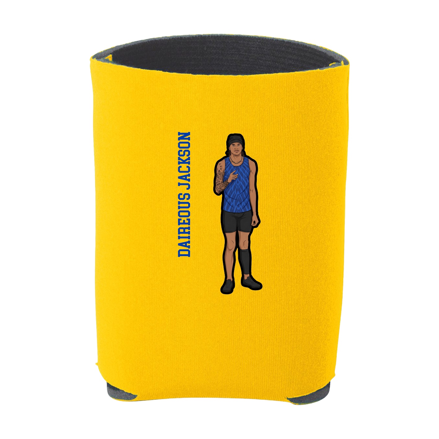 Can Holder — Name Vertical in Yellow