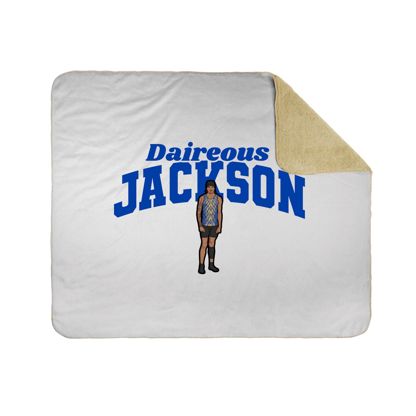 Throw Blanket — Signature Arch in White