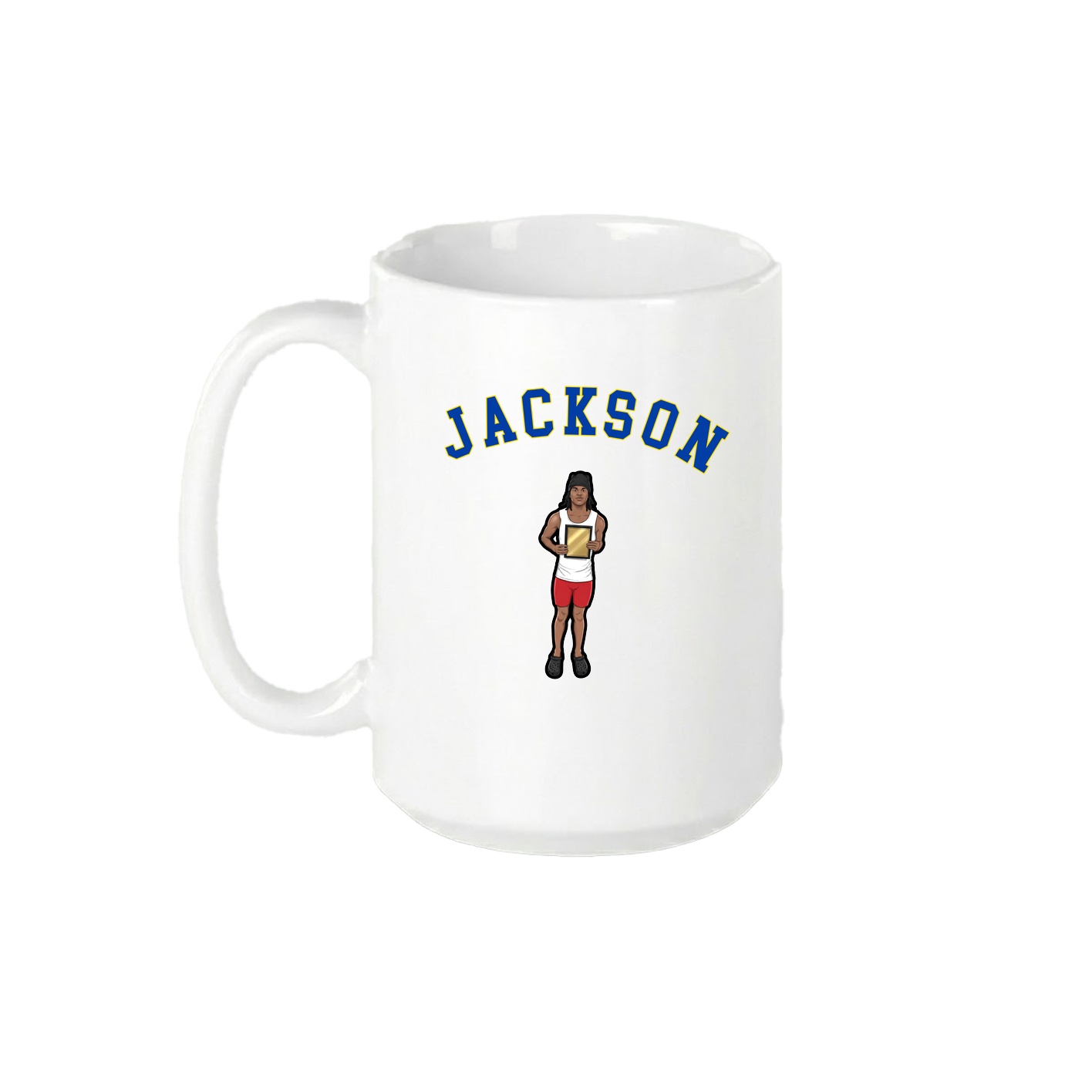 15oz Coffee Mug — Shirsey Arch in White