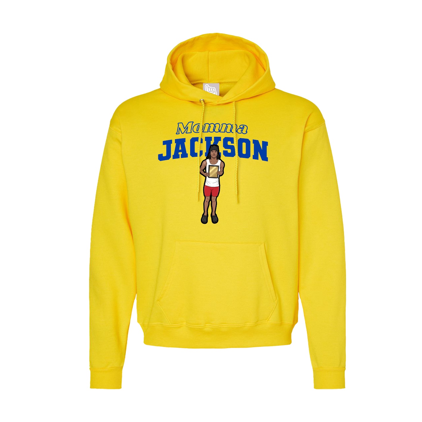 Hoodie — Mothers Day Block in Yellow