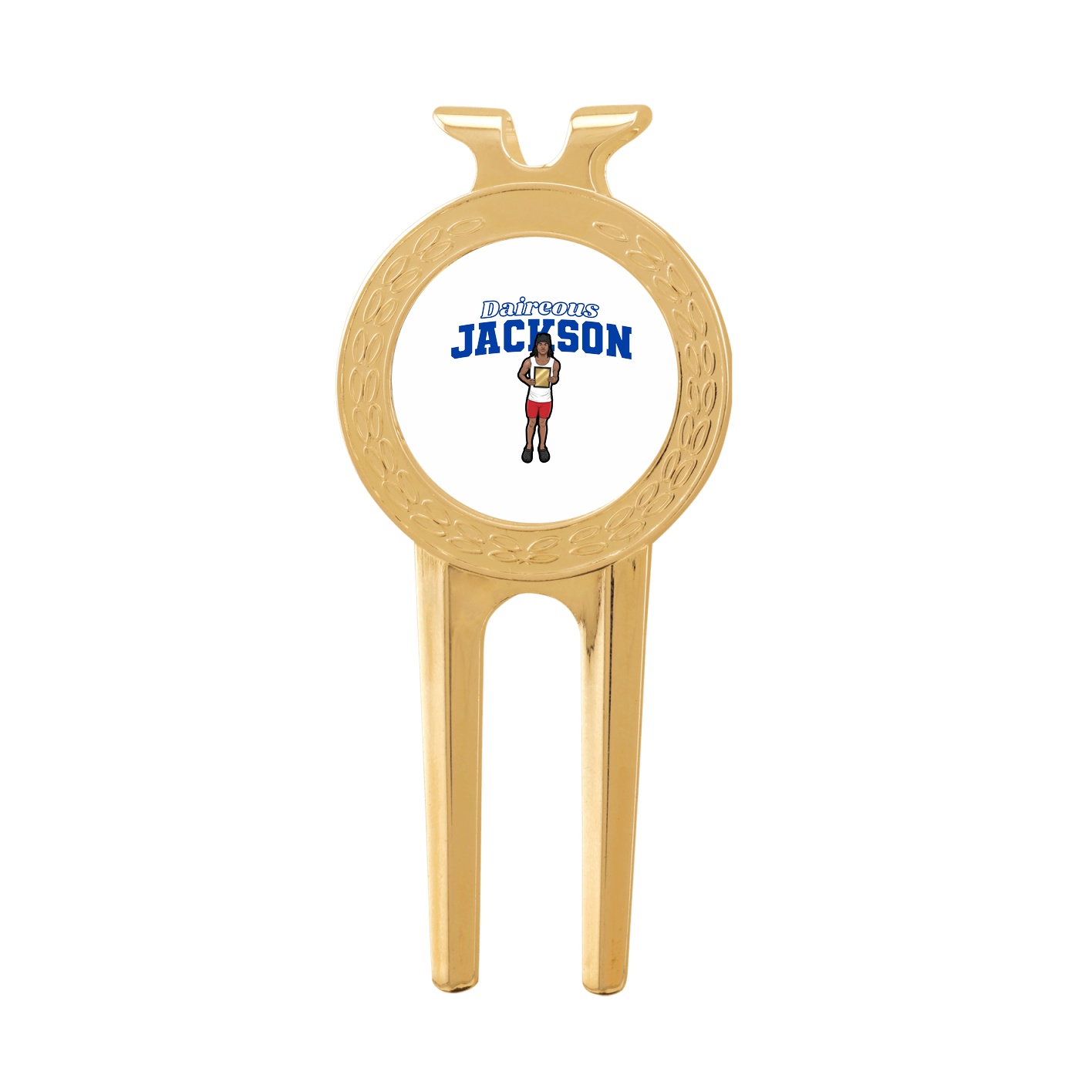 Divot Tool with Ball Marker — Name Arch in Classic