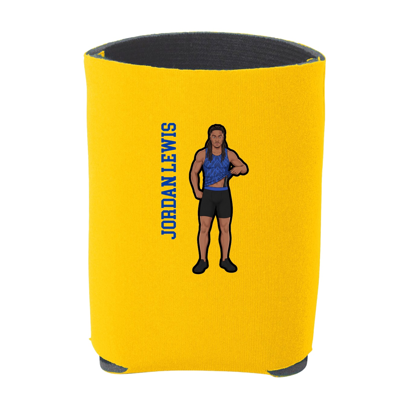 Can Holder — Name Vertical in Yellow
