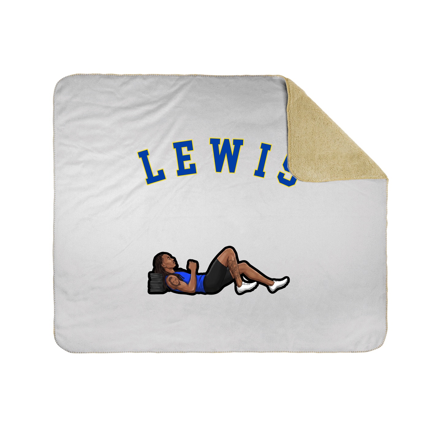 Throw Blanket — Shirsey Arch in White