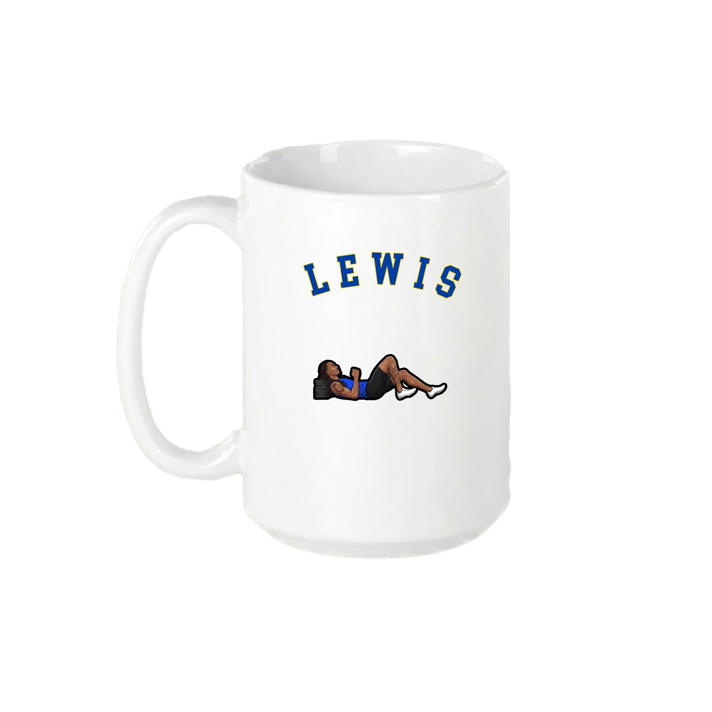 15oz Coffee Mug — Shirsey Arch in White