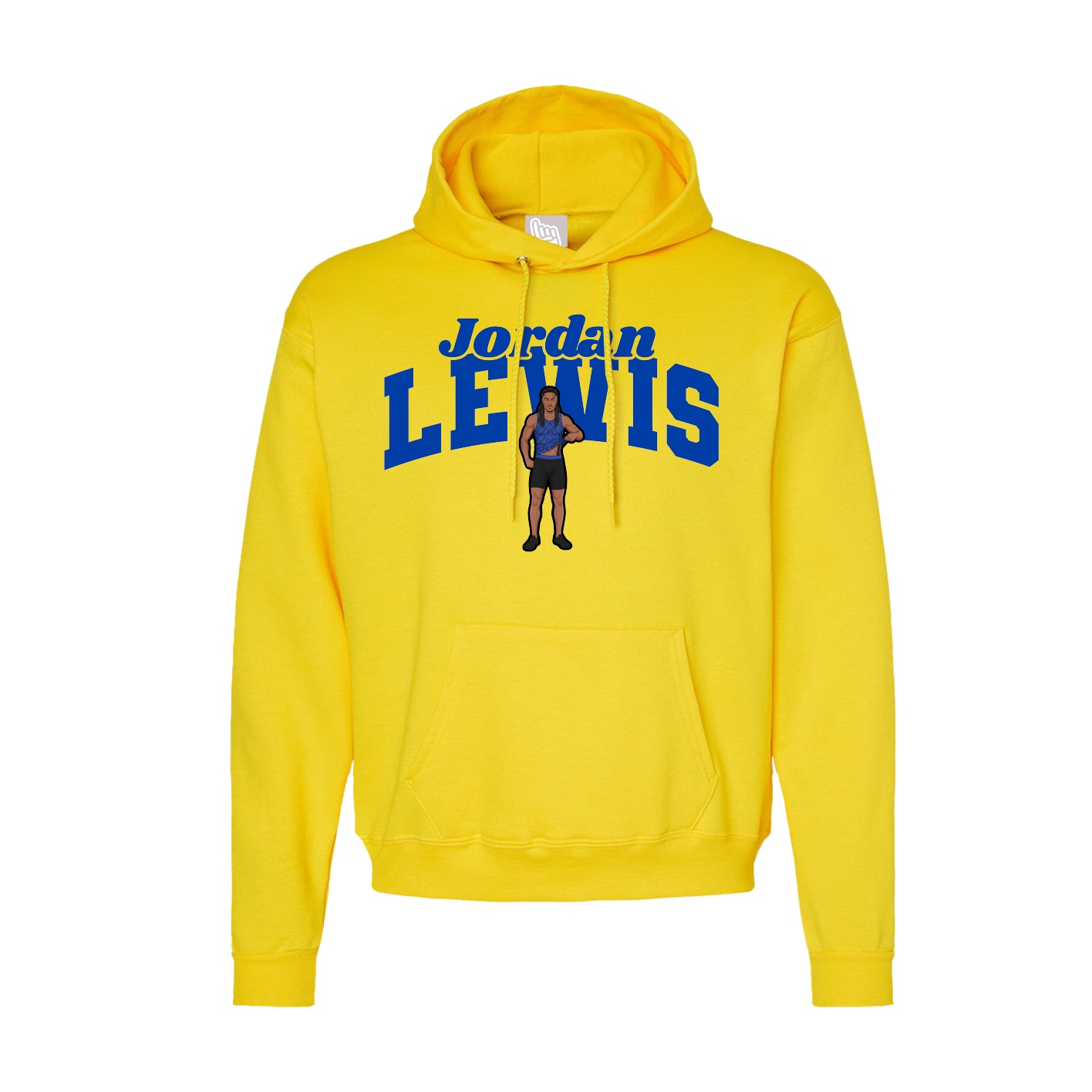 Hoodie — Signature Arch in Yellow