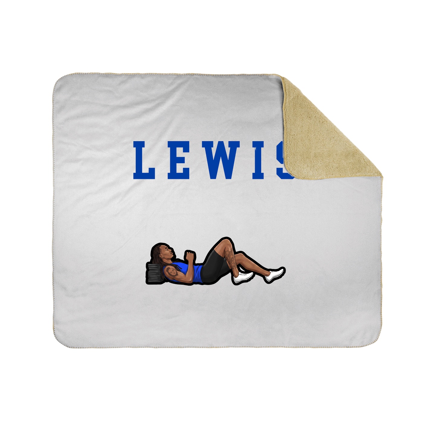 Throw Blanket — Shirsey in White