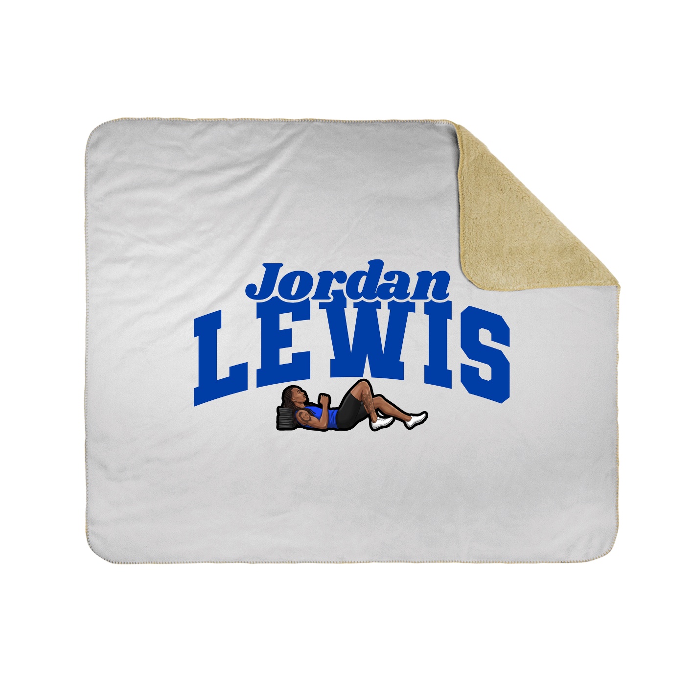 Throw Blanket — Signature Arch in White