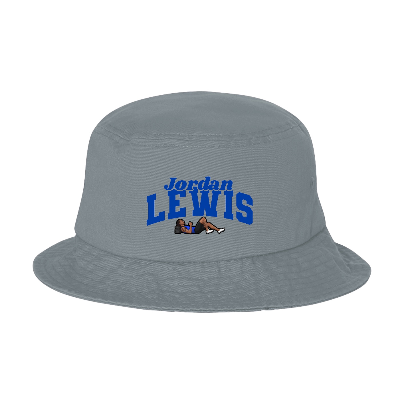 Bucket Cap — Signature Arch in Grey