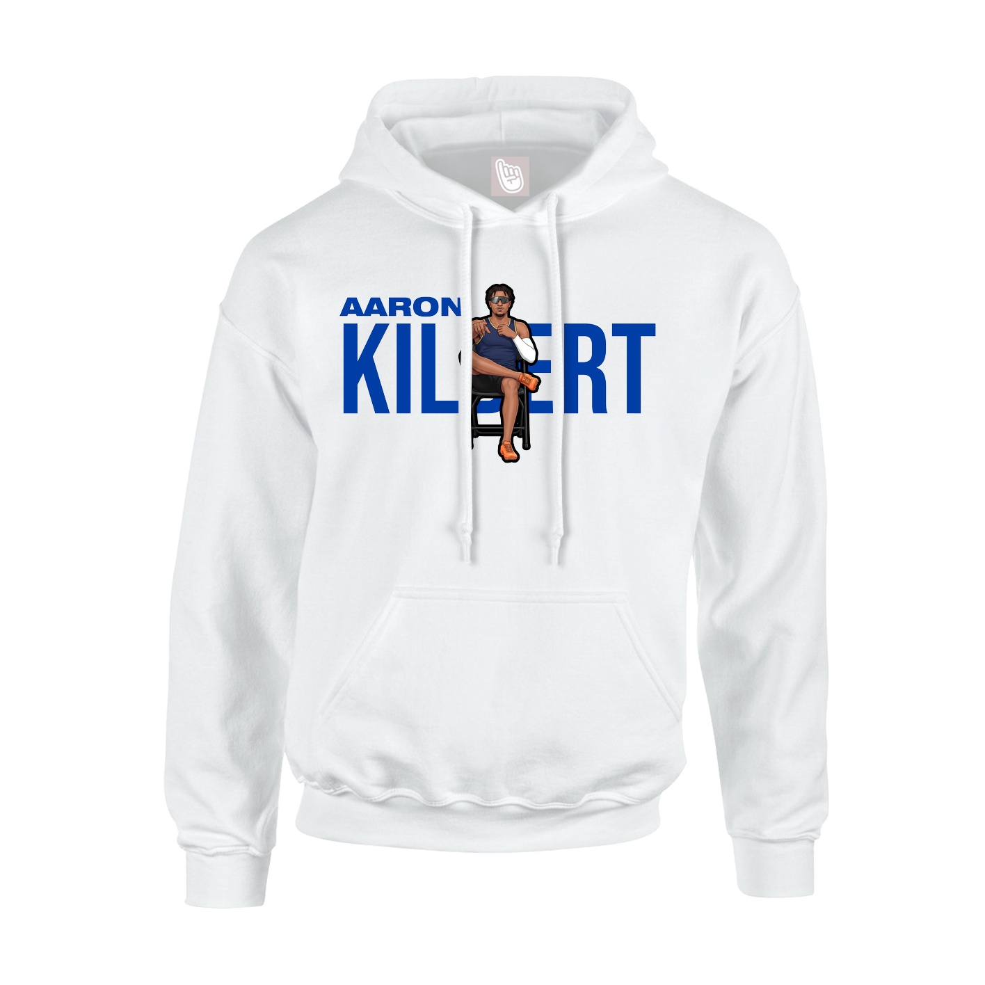 Youth Hoodie — Player Name in White