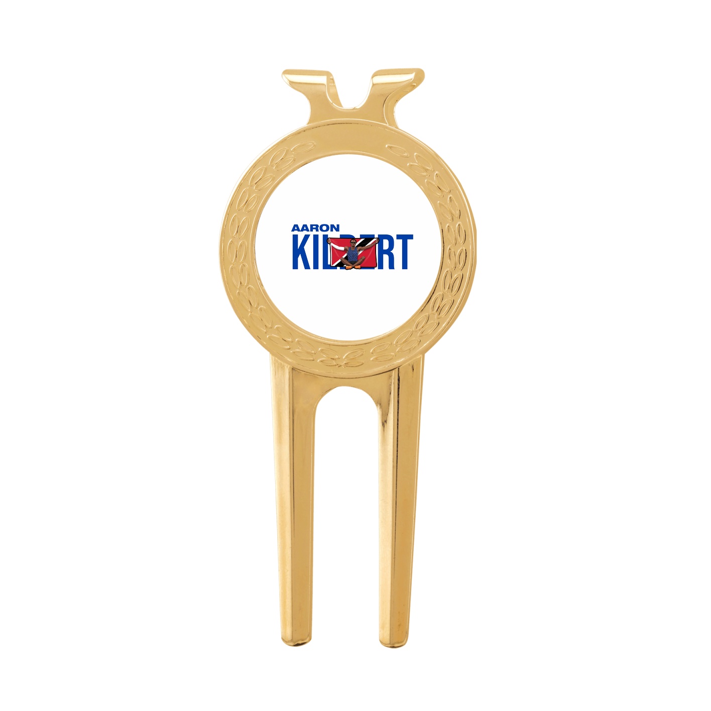 Divot Tool with Ball Marker — Player Name in Classic
