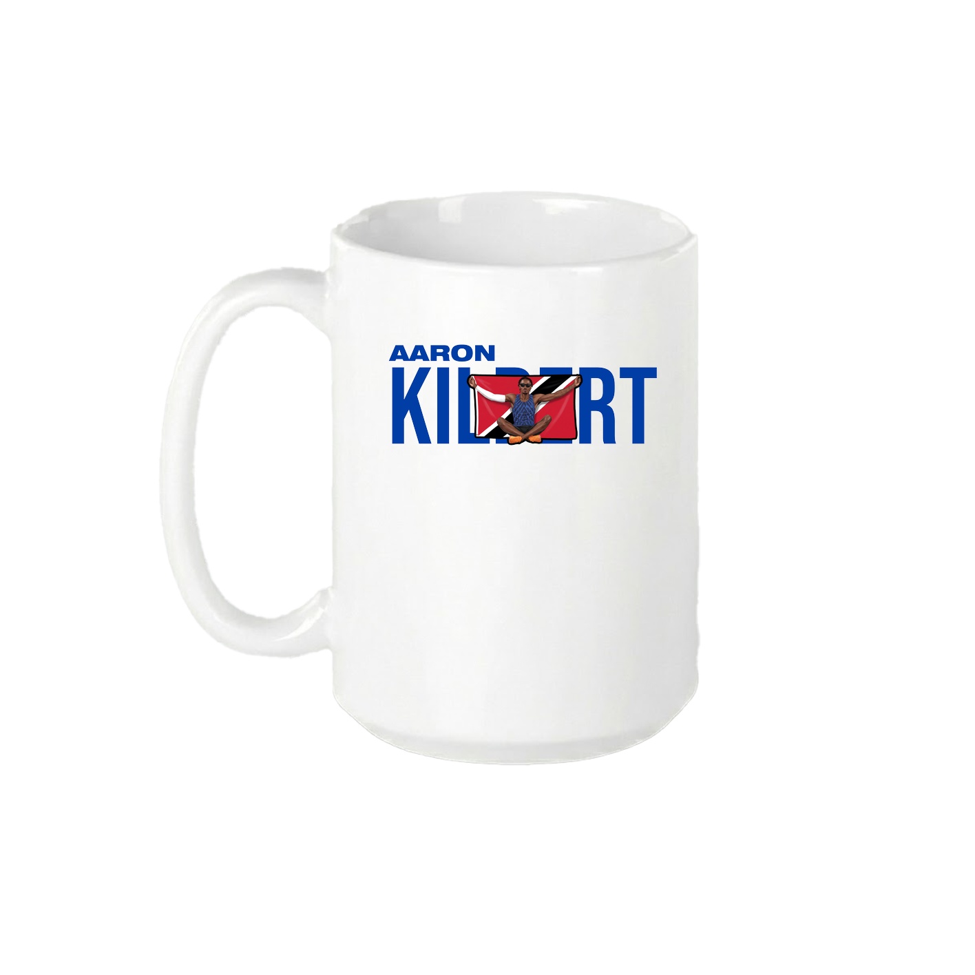15oz Coffee Mug — Player Name in White