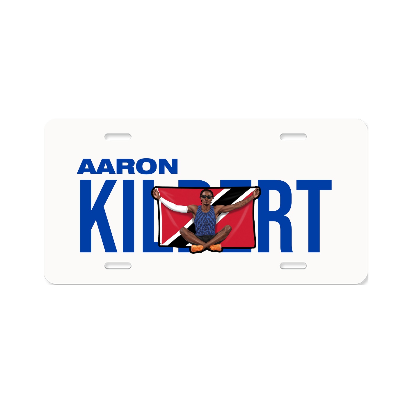 License Plate — Player Name in Classic