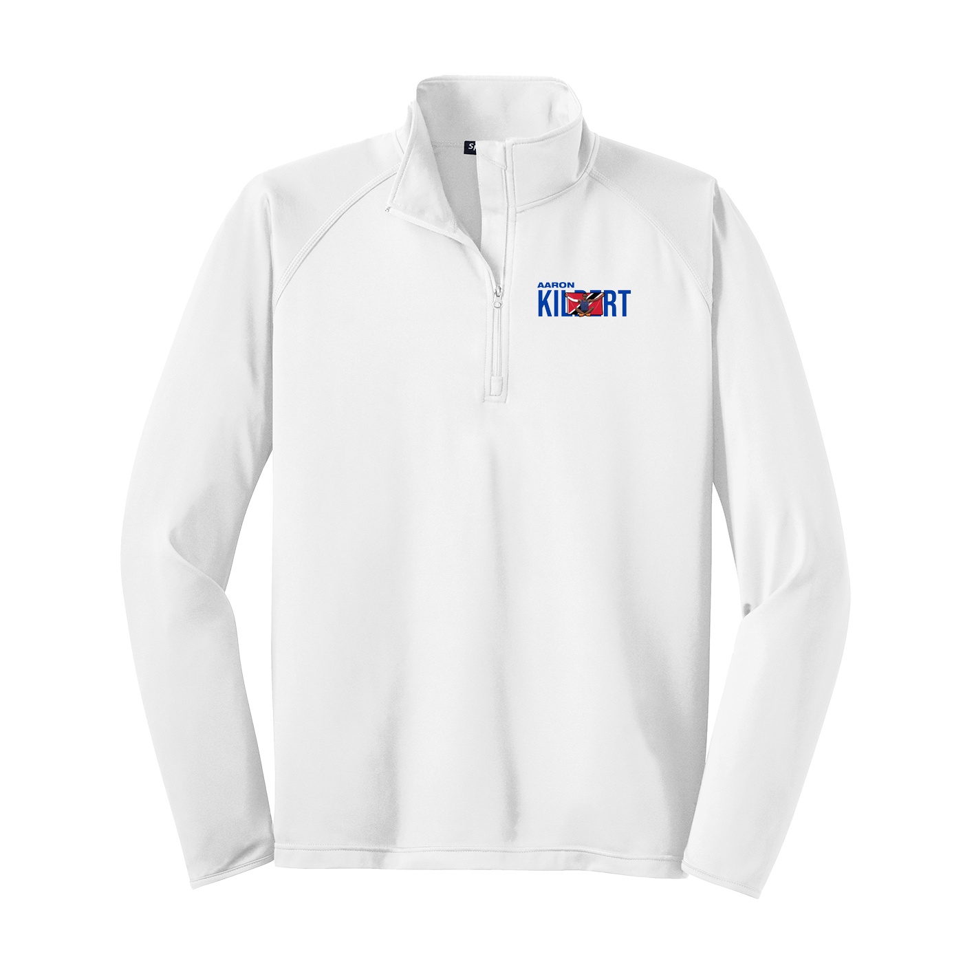Q-Zip Pullover — Player Name in White
