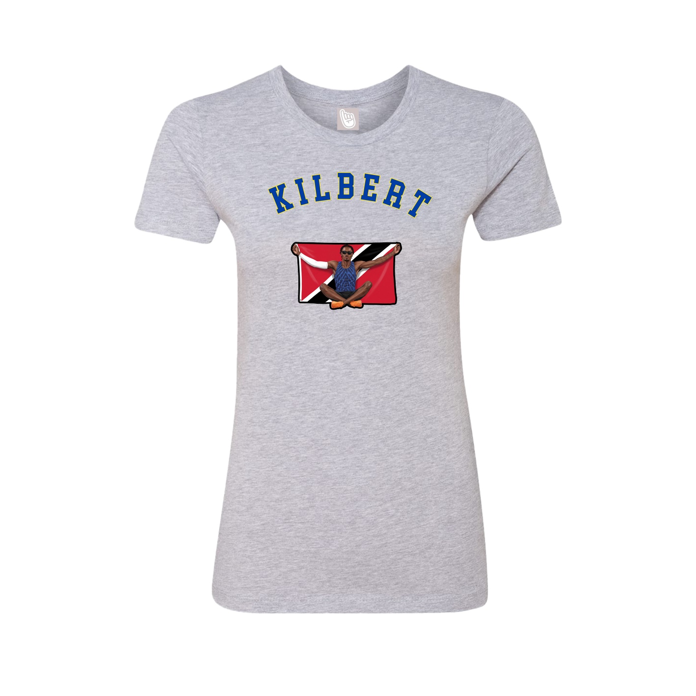 Fitted Women's Tee — Shirsey Arch in Grey