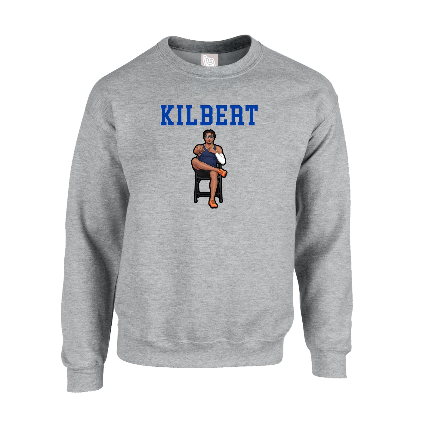 Fleece Crew — Shirsey in Grey