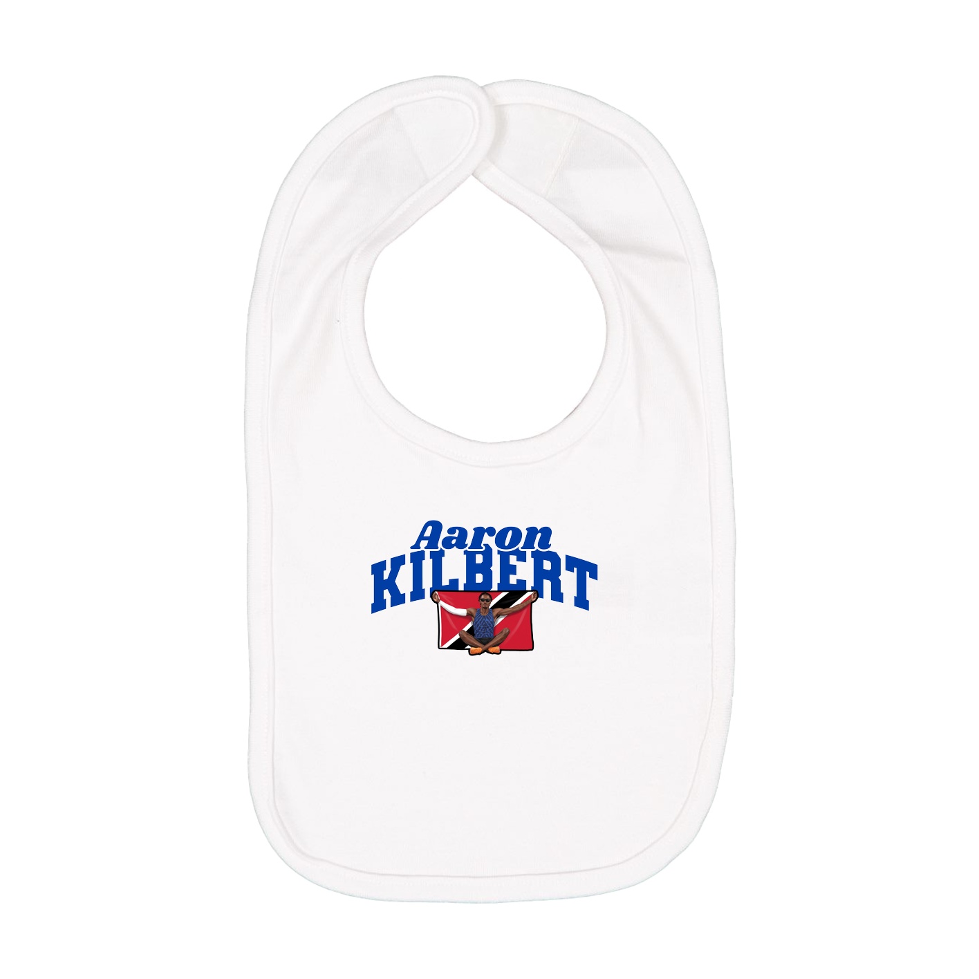 Infant Bib — Signature Arch in White