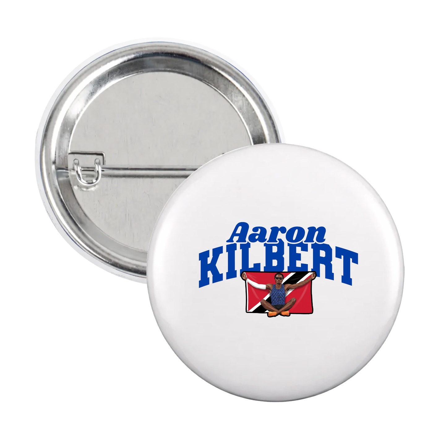 Game Day Button — Signature Arch in White