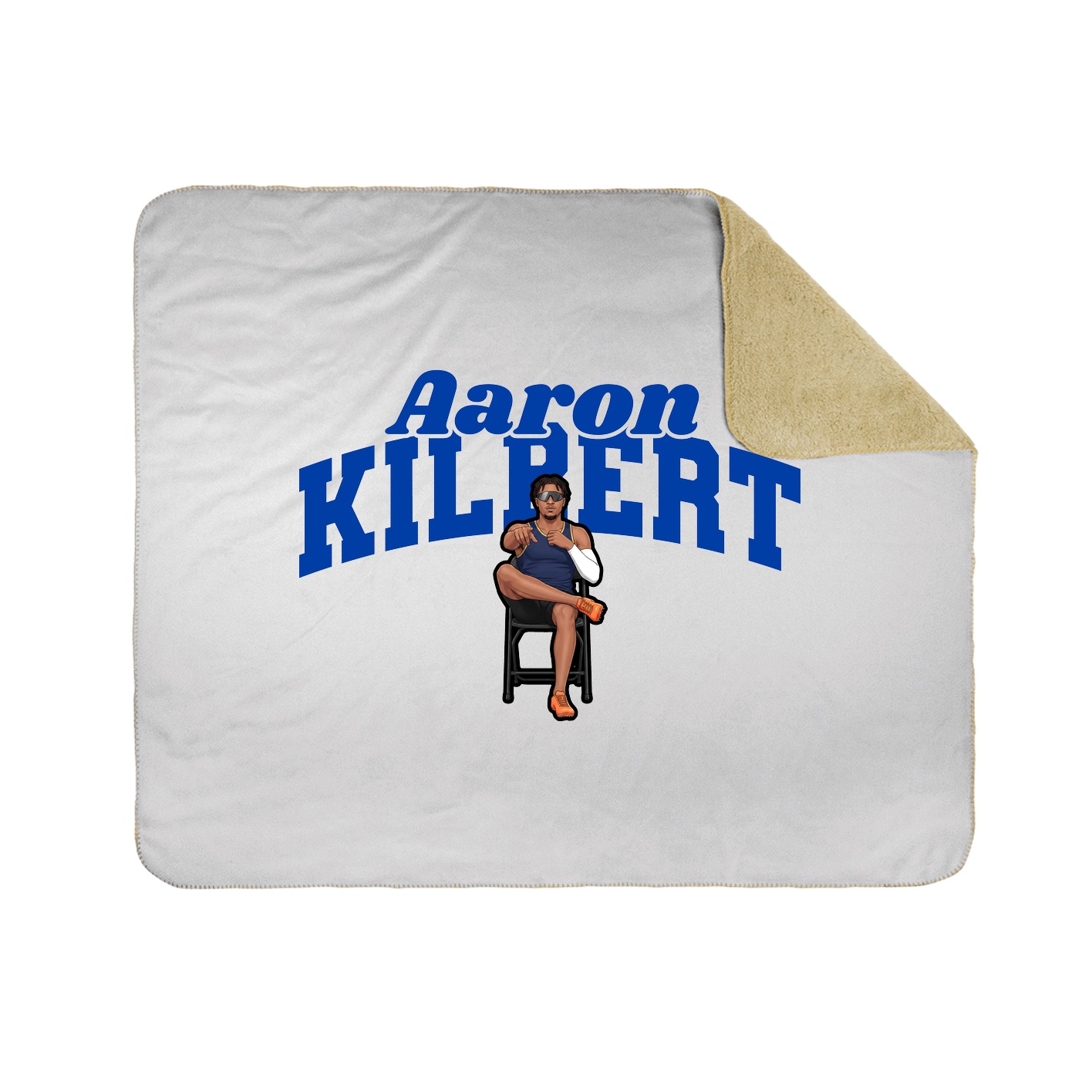 Throw Blanket — Signature Arch in White