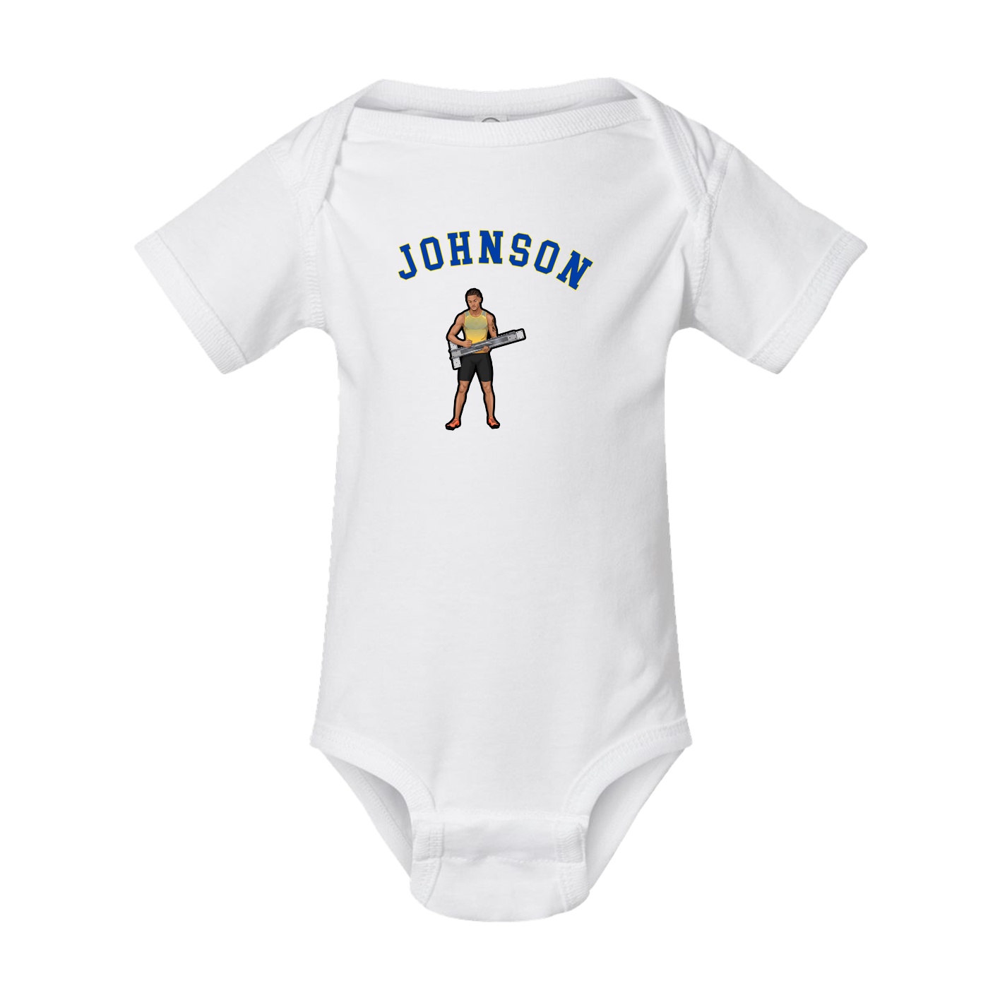 Baby Onesie — Shirsey Arch in White
