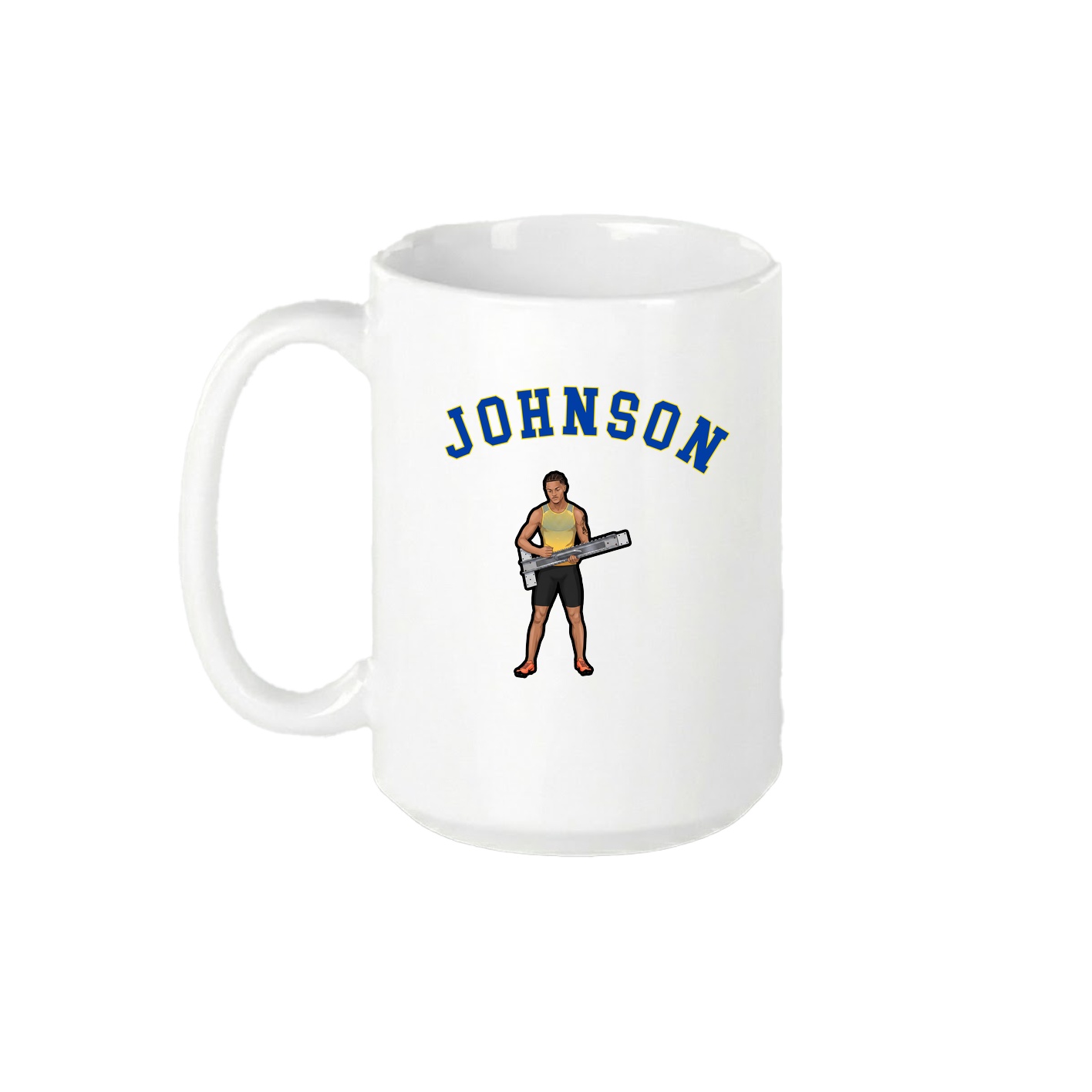 15oz Coffee Mug — Shirsey Arch in White