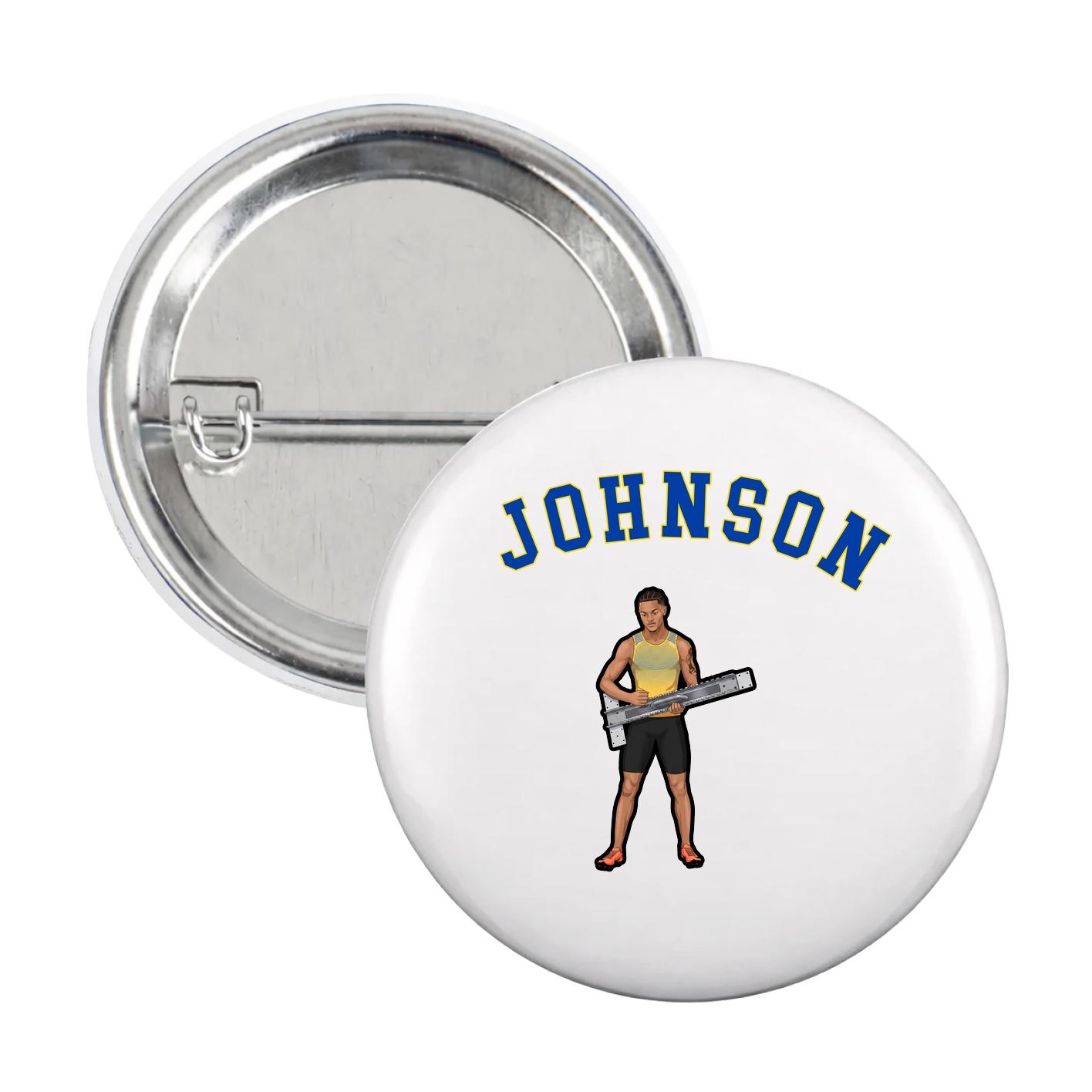 Game Day Button — Shirsey Arch in White