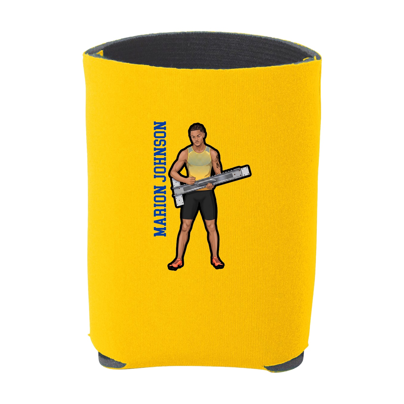 Can Holder — Name Vertical in Yellow