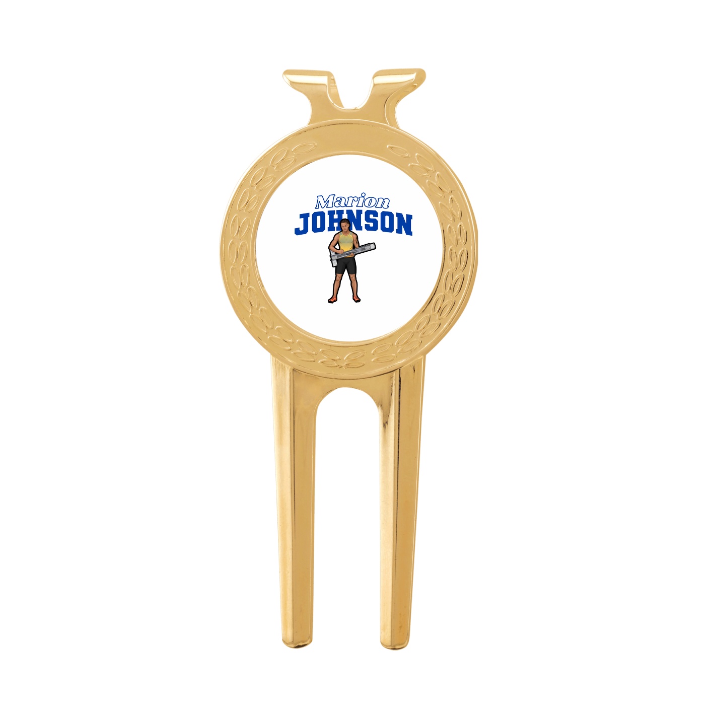 Divot Tool with Ball Marker — Name Arch in Classic