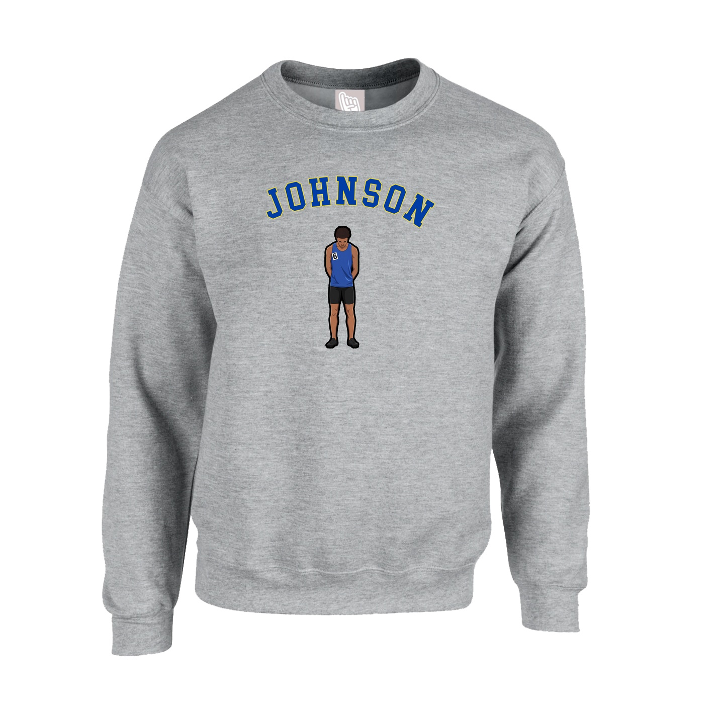 Fleece Crew — Shirsey Arch in Grey
