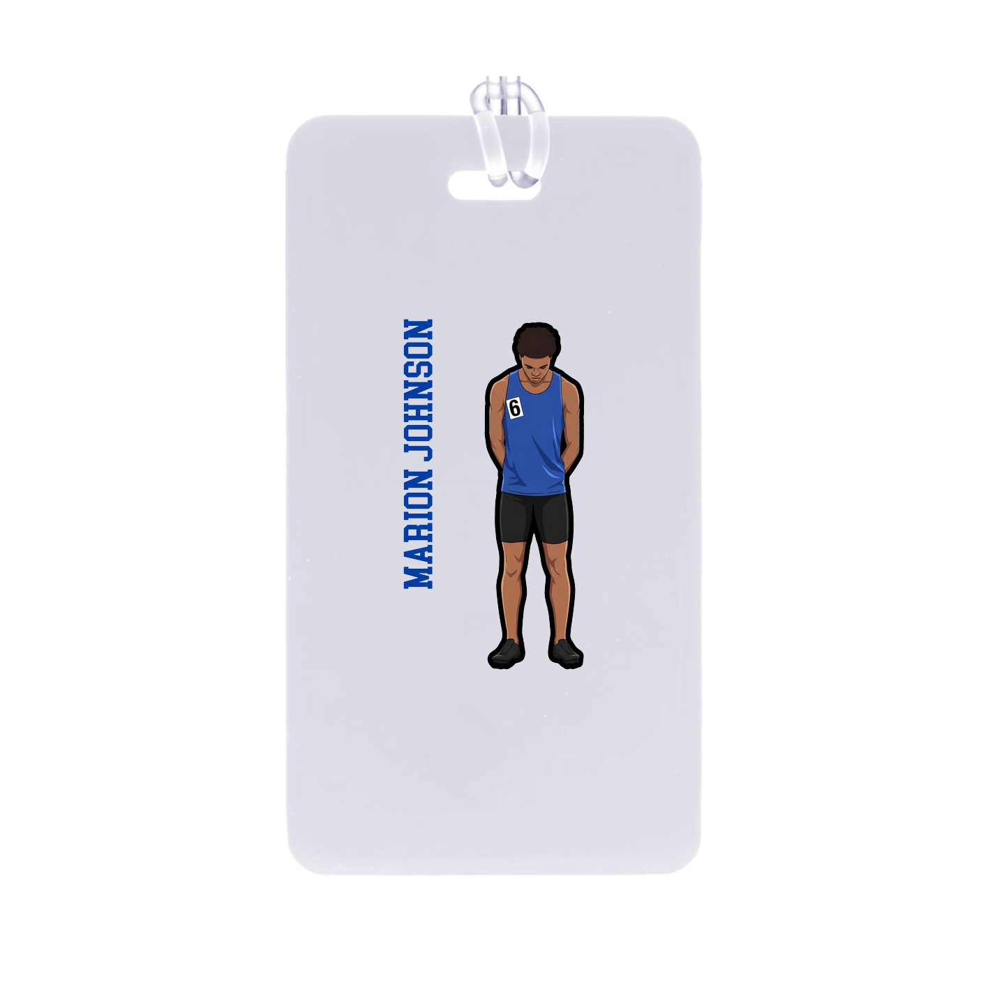 Bag Tag — Name Vertical in Classic
