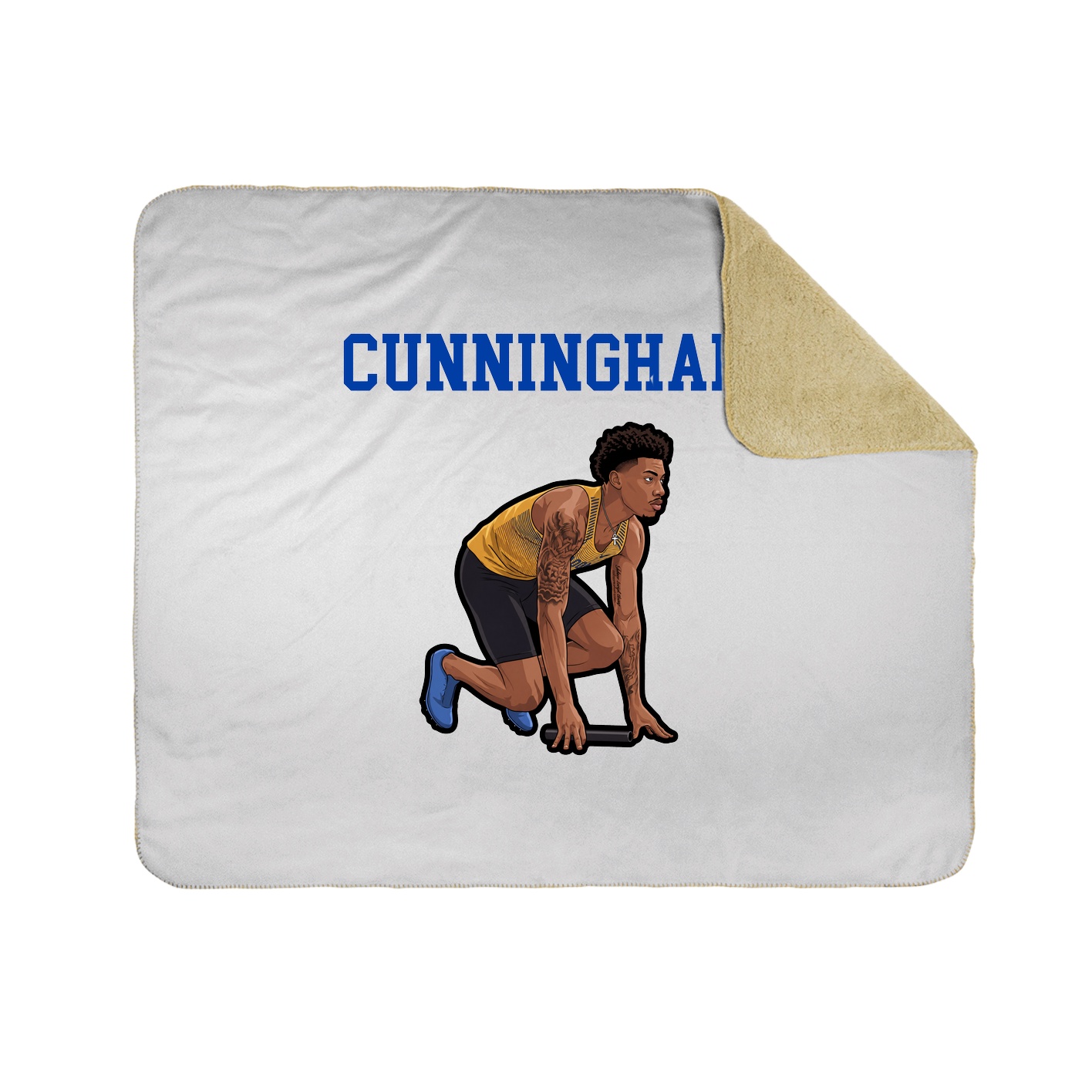 Throw Blanket — Shirsey in White