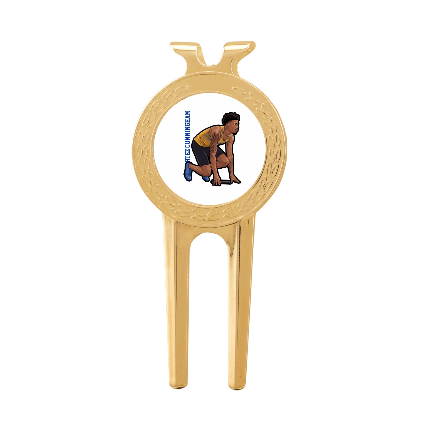 Divot Tool with Ball Marker — Name Vertical in Classic