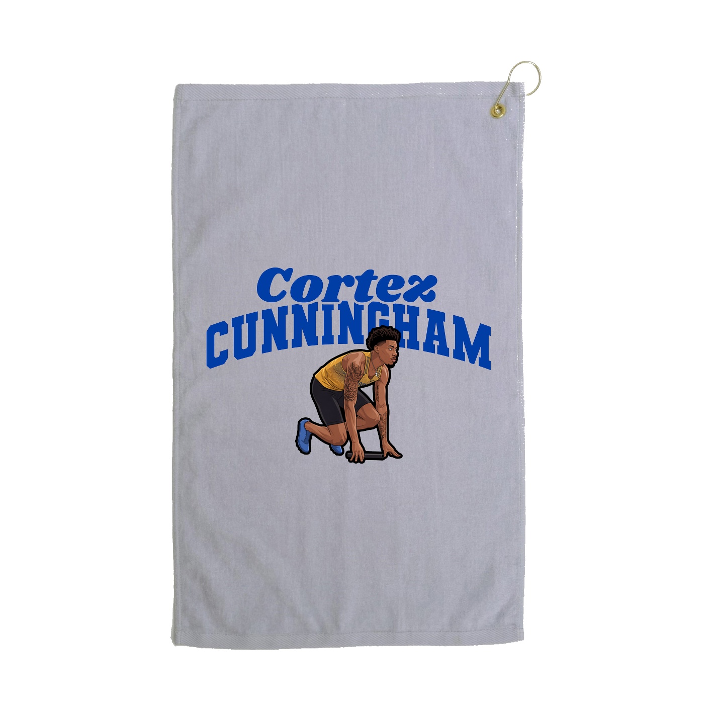 Golf Towel — Signature Arch in Grey