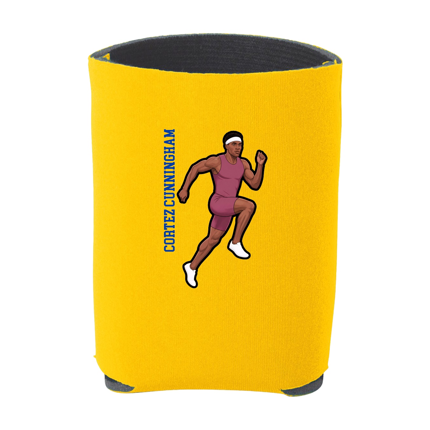 Can Holder — Name Vertical in Yellow