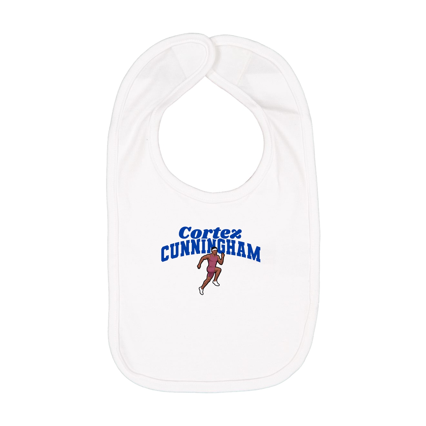 Infant Bib — Signature Arch in White