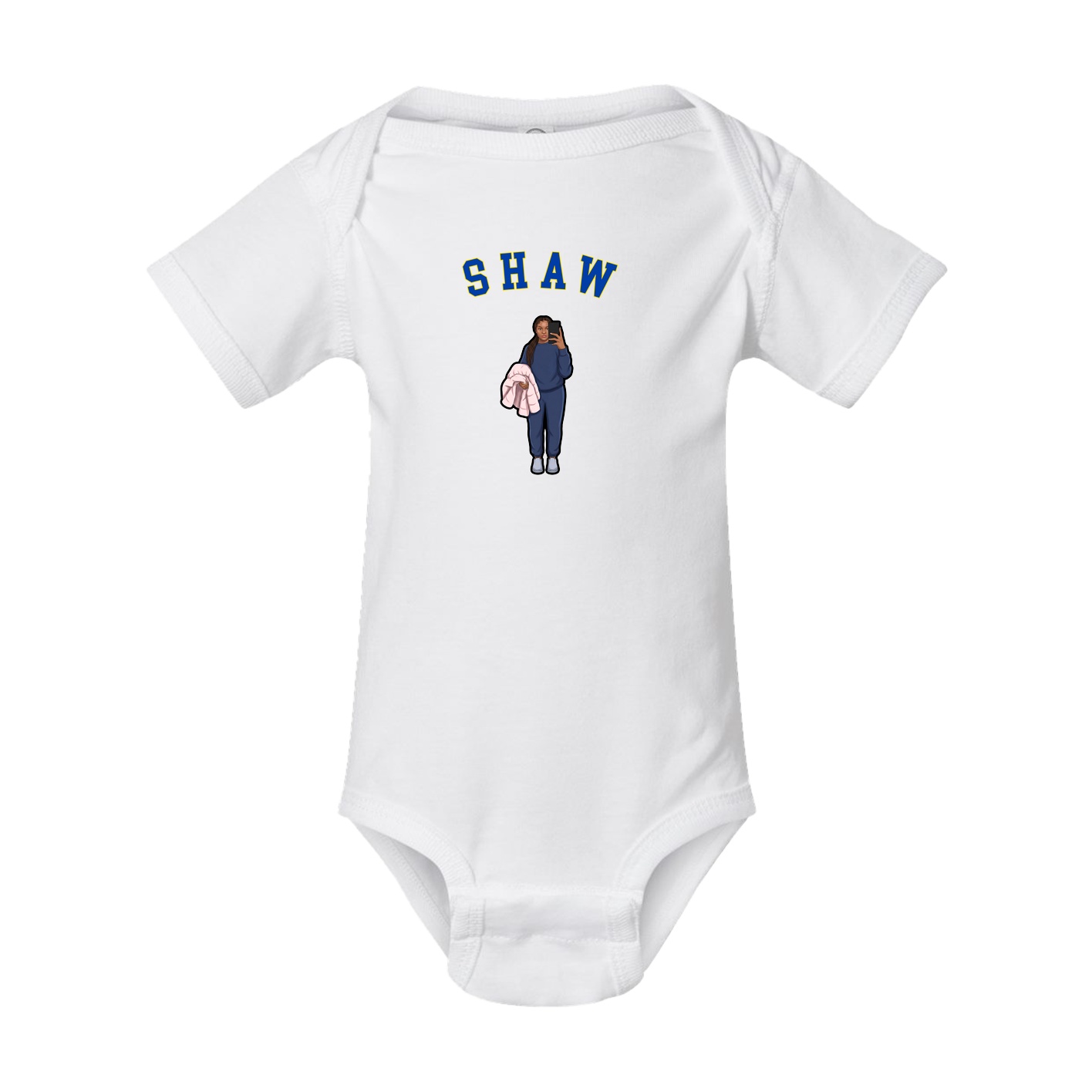 Baby Onesie — Shirsey Arch in White